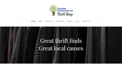 Desktop Screenshot of ecathriftshop.org